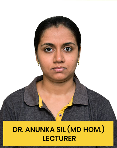 DR. ANUNKA SIL (MD Hom.) Lecturer