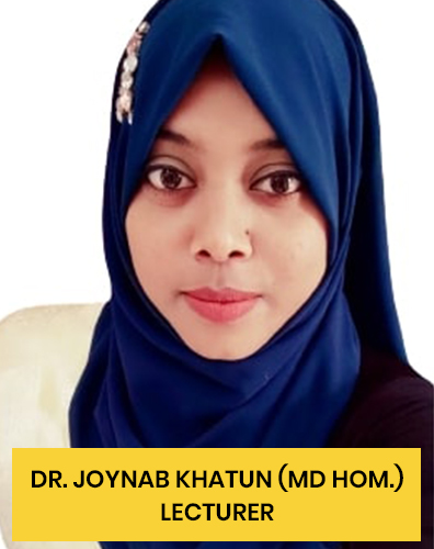 Dr. Joynab Khatun (MD Hom.) Lecturer